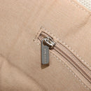 BURBERRY Nova Check Tote Bag Canvas Beige Silver Auth 201419A-20