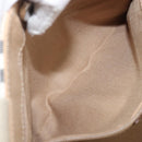 BURBERRY Nova Check Tote Bag Canvas Beige Silver Auth 201419A-21