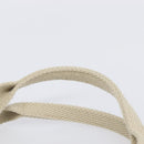 BURBERRY Nova Check Tote Bag Canvas Beige Silver Auth 201419A-9