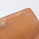 CELINE Macadam Shoulder Bag PVC Leather Brown Gold Tone Auth 201420-10