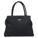 PRADA Hand Bag Nylon Black Auth 201421-13