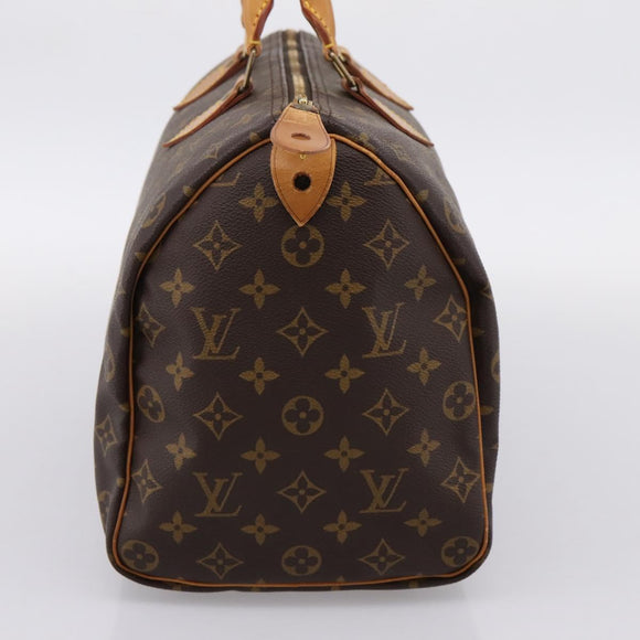 LOUIS VUITTON Monogram Speedy 35 Hand Bag M41524 LV Auth 201426