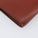 LOUIS VUITTON Epi Pochette Accessoires Pouch Brown M52983 LV Auth 201432-16