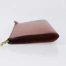 LOUIS VUITTON Epi Pochette Accessoires Pouch Brown M52983 LV Auth 201432-4