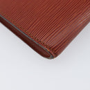 LOUIS VUITTON Epi Pochette Accessoires Pouch Brown M52983 LV Auth 201432-14