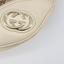GUCCI GG Canvas Shoulder Bag Beige Gold Tone 169998 Auth 201433-12