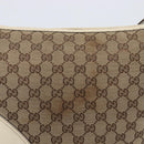 GUCCI GG Canvas Shoulder Bag Beige Gold Tone 169998 Auth 201433-4