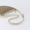 GUCCI GG Canvas Shoulder Bag Beige Gold Tone 169998 Auth 201433-8