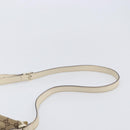 GUCCI GG Canvas Shoulder Bag Beige Gold Tone 169998 Auth 201433-9