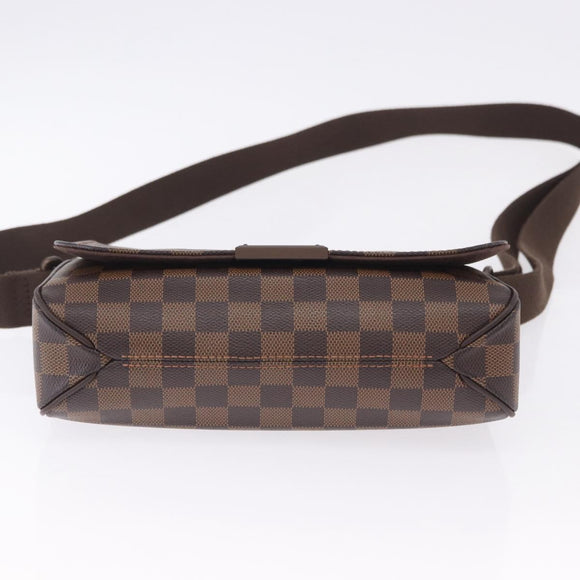 LOUIS VUITTON Damier Ebene District PM Shoulder Bag N41213 LV Auth 201434V