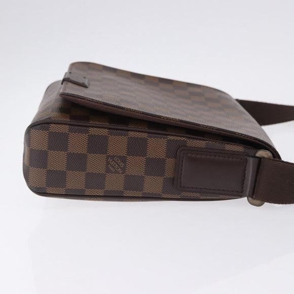 LOUIS VUITTON Damier Ebene District PM Shoulder Bag N41213 LV Auth 201434V