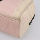 PRADA Hand Bag Nylon Pink Black Auth 201438-14