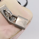 PRADA Hand Bag Nylon Pink Black Auth 201438-18