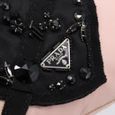 PRADA Hand Bag Nylon Pink Black Auth 201438-20