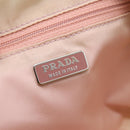 PRADA Hand Bag Nylon Pink Black Auth 201438-22