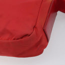 PRADA Shoulder Bag Nylon Red Silver Auth 201440-16