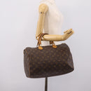 LOUIS VUITTON Monogram Speedy 35 Hand Bag M41524 LV Auth 201441-20