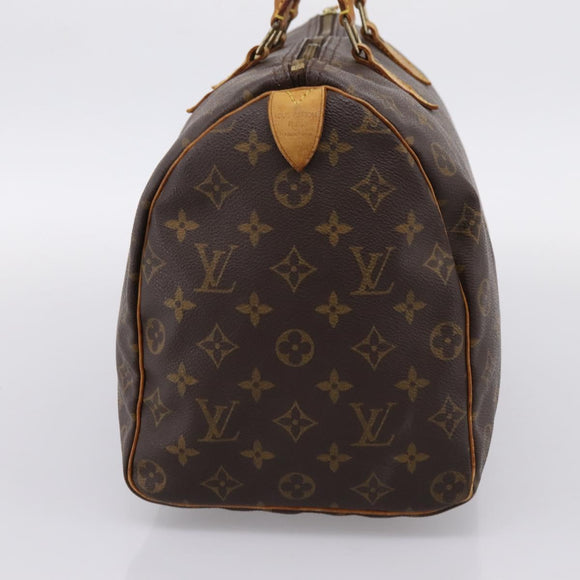 LOUIS VUITTON Monogram Speedy 35 Hand Bag M41524 LV Auth 201441