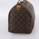 LOUIS VUITTON Monogram Speedy 35 Hand Bag M41524 LV Auth 201441-4