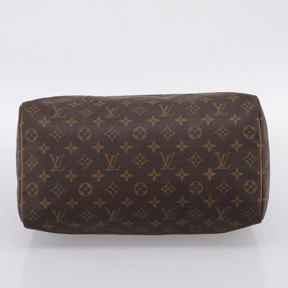 LOUIS VUITTON Monogram Speedy 35 Hand Bag M41524 LV Auth 201441