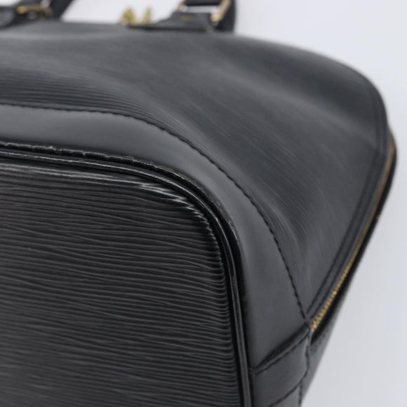LOUIS VUITTON Epi Alma Hand Bag Noir Black M52142 LV Auth 201447A