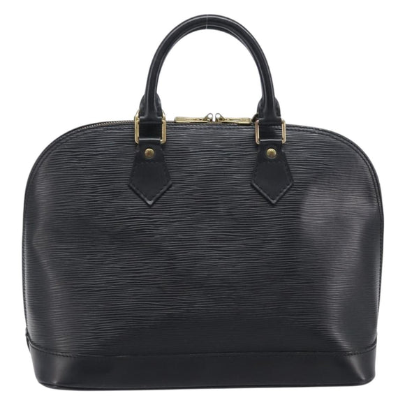 LOUIS VUITTON Epi Alma Hand Bag Noir Black M52142 LV Auth 201447A