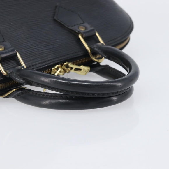 LOUIS VUITTON Epi Alma Hand Bag Noir Black M52142 LV Auth 201447A