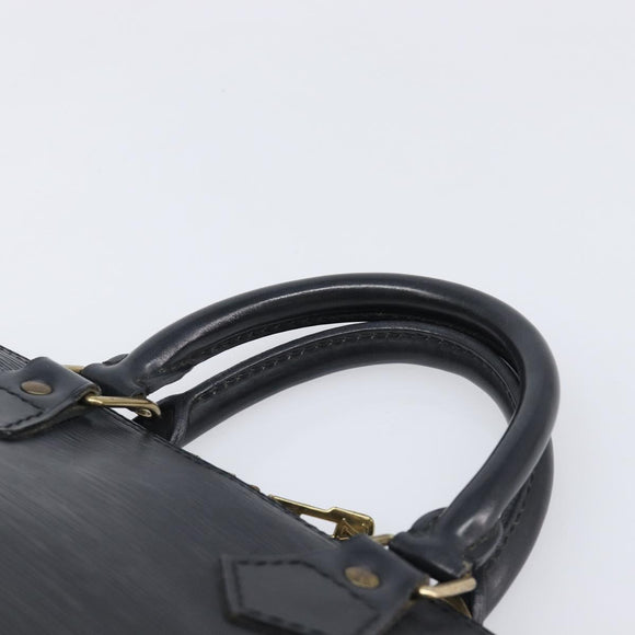 LOUIS VUITTON Epi Alma Hand Bag Noir Black M52142 LV Auth 201447A