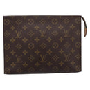 LOUIS VUITTON Monogram Poche Toilette 26 Pouch M47542 LV Auth 201448-13