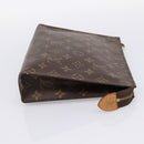 LOUIS VUITTON Monogram Poche Toilette 26 Pouch M47542 LV Auth 201448-4