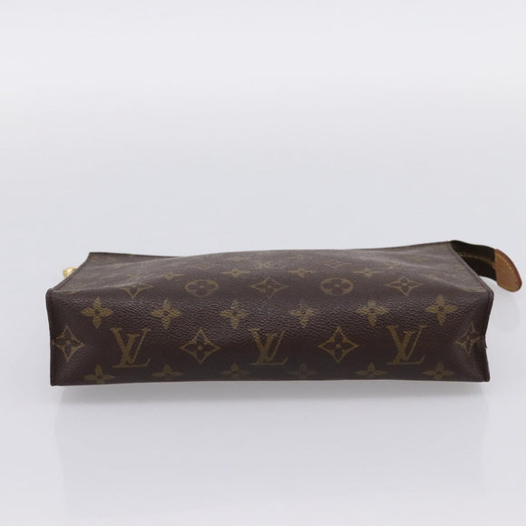 LOUIS VUITTON Monogram Poche Toilette 26 Pouch M47542 LV Auth 201448