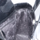 GUCCI Hand Bag Patent Leather 2way Black Silver 000 1013 0504 Auth 201452-21