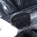 GUCCI Hand Bag Patent Leather 2way Black Silver 000 1013 0504 Auth 201452-12