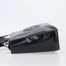 GUCCI Hand Bag Patent Leather 2way Black Silver 000 1013 0504 Auth 201452-4