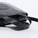 GUCCI Hand Bag Patent Leather 2way Black Silver 000 1013 0504 Auth 201452-7