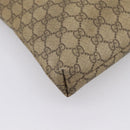 GUCCI GG Supreme Web Sherry Line Bag Outlet Beige Gold 388926 Auth 201457-16