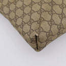GUCCI GG Supreme Web Sherry Line Bag Outlet Beige Gold 388926 Auth 201457-14