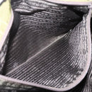 PRADA Tote Bag Nylon Khaki Silver Auth 201463-21