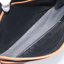 SAINT LAURENT Shoulder Bag PVC Canvas Black Gold Auth 201465-12