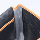 SAINT LAURENT Shoulder Bag PVC Canvas Black Gold Auth 201465-24