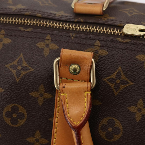 LOUIS VUITTON Monogram Keepall 60 Boston Bag M41422 LV Auth 201471V