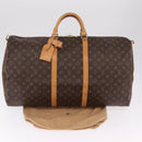 LOUIS VUITTON Monogram Keepall 60 Boston Bag M41422 LV Auth 201471V-12