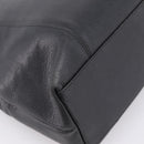 CHANEL Tote Bag Caviar Skin Black Silver CC Auth 201476-17