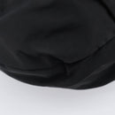 PRADA Shoulder Bag Nylon Black Gold Auth 201478V-11