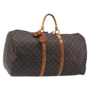 LOUIS VUITTON Monogram Keepall 55 Boston Bag M41424 LV Auth 201479-1
