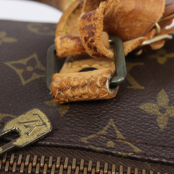 LOUIS VUITTON Monogram Keepall 55 Boston Bag M41424 LV Auth 201479