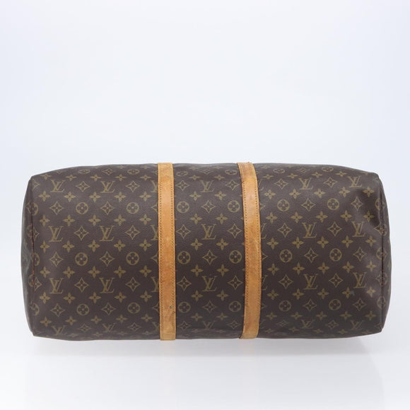 LOUIS VUITTON Monogram Keepall 55 Boston Bag M41424 LV Auth 201479