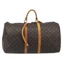 LOUIS VUITTON Monogram Keepall 55 Boston Bag M41424 LV Auth 201479-3
