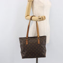 LOUIS VUITTON Monogram Cabas Piano Tote Bag M51148 LV Auth 201480-27