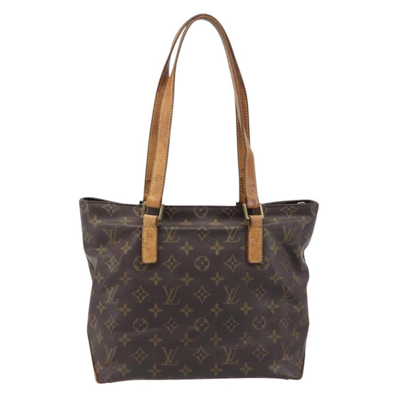 LOUIS VUITTON Monogram Cabas Piano Tote Bag M51148 LV Auth 201480